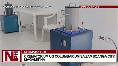 Crematorium ug Columbarium sa Zamboanga City, magamit na.